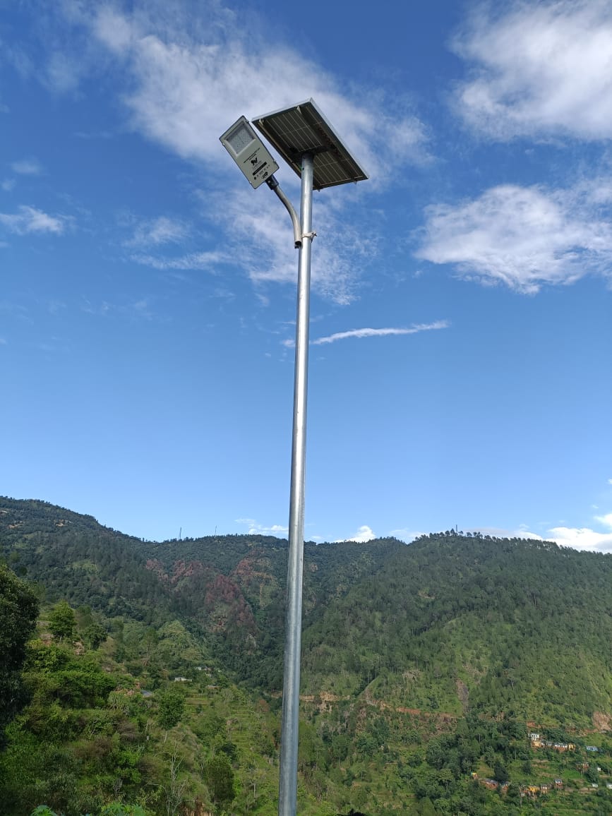 Solar Street Light Installation